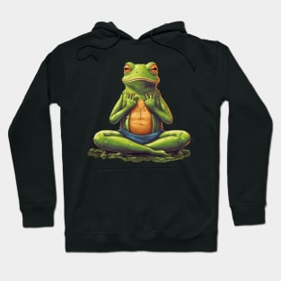 Namaste! Frog yoga is the best way to stay zen and happy Hoodie